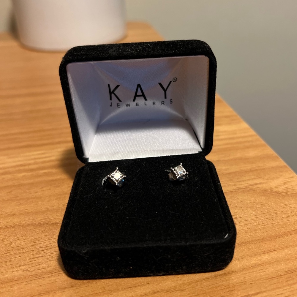 Diamond studs from Kay Jewelers